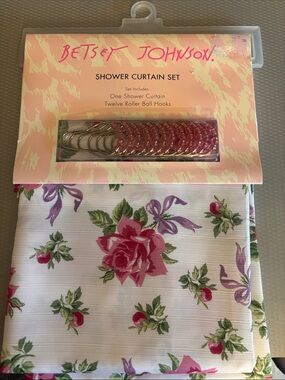 Betsey Johnson Shower Curtain Set